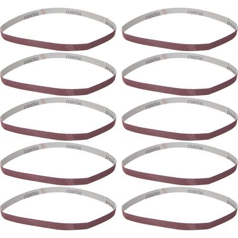 Ortviai Bande abrasive circulaire 457 x 13 mm, oxyde d’aluminium, grain 180, lot de 10 pièces (1/5)
