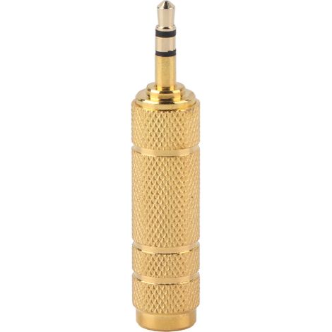 Adaptateur Audio Stéréo 3.5mm Mâle vers 6.5mm Femelle pour Casque (1/5)