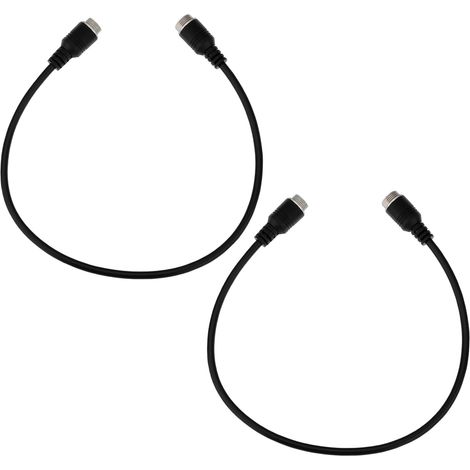 Lot de 2 câbles d'extension 4 broches mâle vers mâle 40 cm pour voiture, bus, camion, caméra de vidéosurveillance inversée, systèmes de sécurité changeants (1/5)