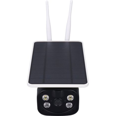 Caméra de sécurité solaire sans fil 1080p 2MP basse consommation, vision nocturne couleur, pour la maison, la ferme et l'extérieur (Wi-Fi) (1/5)