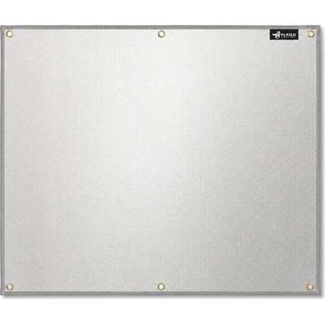 Tapis de Protection Thermique en Aluminium pour clôture, Garde-Corps, Gril, cuisinière, Four et réfrigérateur, Couvercle Ignifuge et écran pour protéger la Balustrade du Barbecue (51 x 76 cm) (1/5)