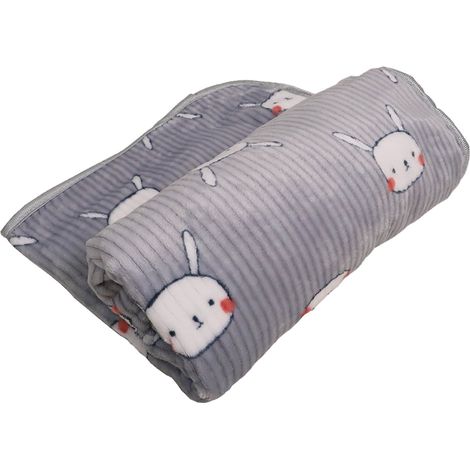 Couverture Pour Animaux - Flanelle Douce Imprimé Pattes - Tapis De Couchage Chaud Et Confortable Pour Chiens Et Chats - 70 x 50 cm - 1 Pièce