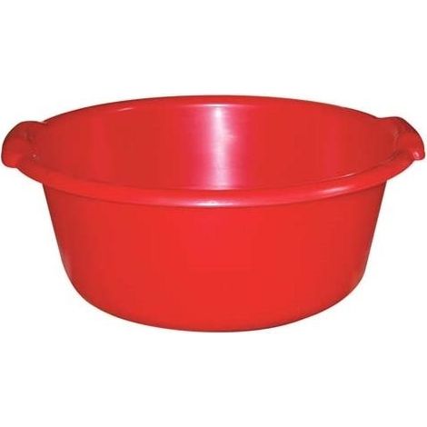ALUMINIUM ET PLASTIQ - Bassine ronde 11l ø38x16cm rouge