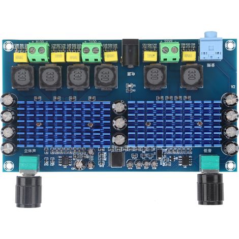 Module Amplificateur Audio TPA3116 D2 2.1 Canaux, Carte de Puissance Basse AMP XH-A312 (1/5)