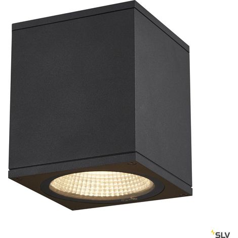 ENOLA plafonnier extérieur carré M anthracite LED 10W 3000K/4000K IP65 (1003421)