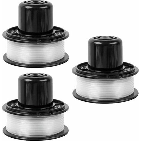 Trimmer line spool A6226 for Black & Decker GL360 / GL310 / GL250 / GL360SB brushcutters. Replacement part for Black & Decker cordless brushcutter A6226 GL360 (1.6 mm, 6.0 m, 3-pack). (1/5)