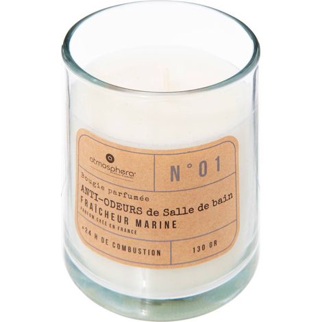 Vela perfumada baño antiolores 130 g - Atmosphera créateur d'intérieur