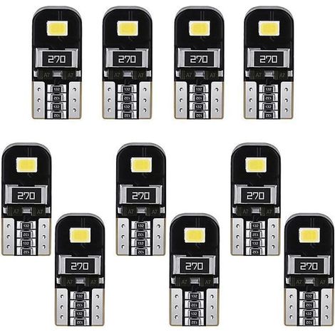T10 12V Canbus LED-Lampen – Weiße Innenbeleuchtung für Innenraumleuchte und Kennzeichenbeleuchtung (1/3)