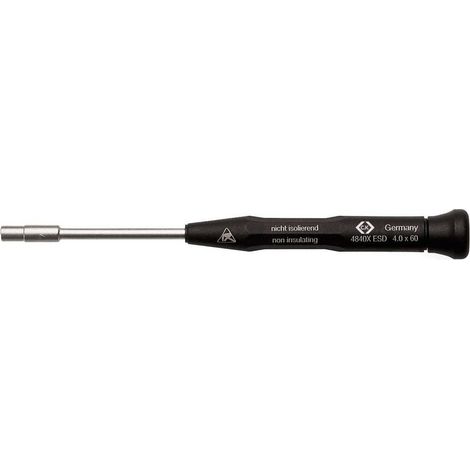 C.K Destornillador de Casquillo Negro Ergonómico 157 mm