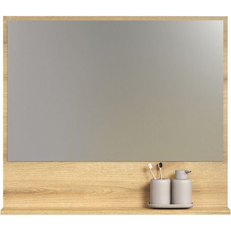 Wandspiegel mit 1 Ablage L80 cm - PUREBLISS (1/5)