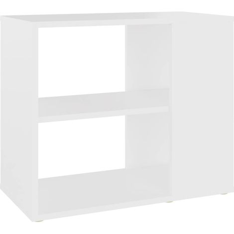 Buffet bas Commode salon,Armoire latérale Blanc 60x30x50 cm Aggloméré -58378 (1/5)
