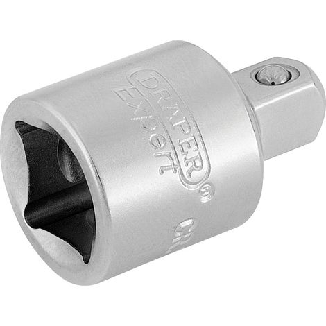 Draper 3/8" Drive to 1/4" Drive Socket Converter Set in Polished Chrome, Model 16803 (1/5)