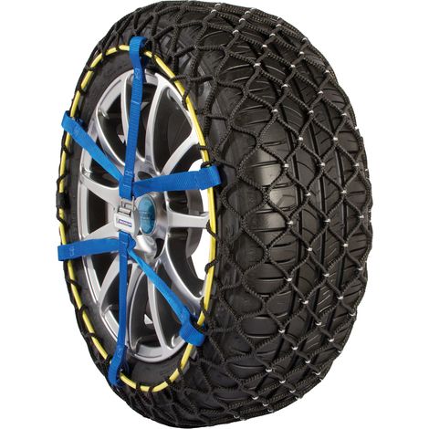 Michelin – Chaînes à neige Easy Grip EVO – Pack de 2 – Montage automatique – Matériaux composites – Système Night Vision Security – Pour pneus 205/70R15, 185/75R16, 205/65R16, 205/60R16, 215/60R16, 225/50R17 (1/5)
