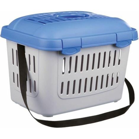 Box de transport - TRIXIE - Midi-Capri - Ouverture frontale - Fentes de ventilation - Poignée (1/3)