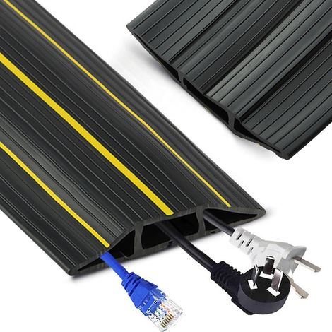 Garagentor-Bodendichtung 6 m – Gummi – 3-fache Kabeldurchführung – Abdichtung – Witterungsbeständig – 80 × 16 mm – Home Nature Wohnkonzept (1/5)