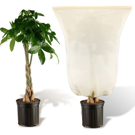 Jopassy Protezione invernale per piante 80x100cm 100g/m2 Materiale spesso resistente agli strappi Lavabile Tenda invernale per piante Velo invernale - 1x (1/5)