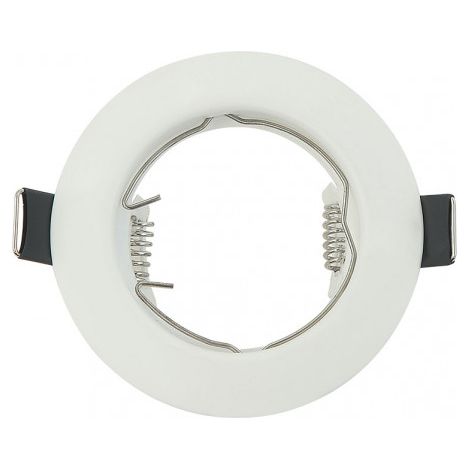 FAB 14428FR01  Magura Incasso 1xgu10 Tondo Bianco 2,5x8x8 Cm Taglio 7 Portalampade Inclusi