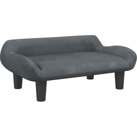 Canapé pour enfants,Sofa pour Salon,Banquette gris foncé 70x40x24 cm velours CFW181458 (1/5)