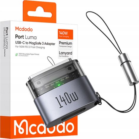 Adattatore magnetico MCDODO per Macbook USB-C Magsafe 3 140W (1/5)