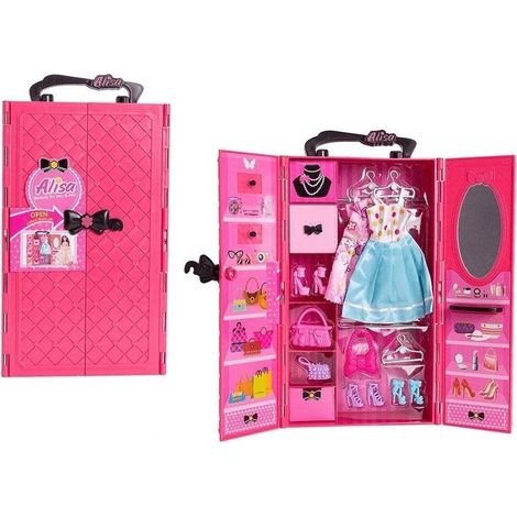 Armadio rosa a muro