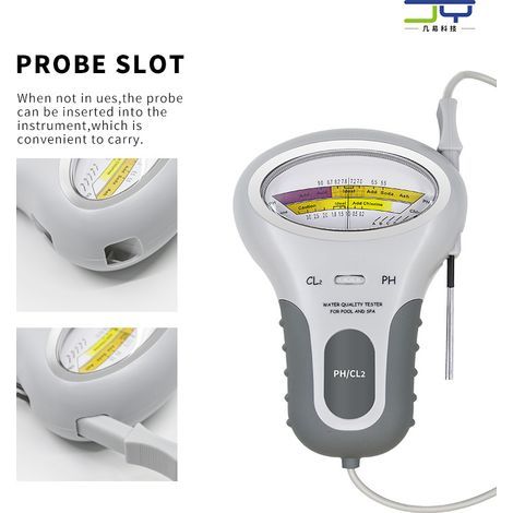 2-in-1 pH-Chlor-Tester PC-102 pH-Tester zur Bestimmung der Chlor-Wasserqualität (1/5)