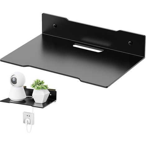 Support mural pour routeur, support mural pour caméra, support mural pour petit décodeur TV, étagère de rangement pour projecteur, pied pour enceinte sans fil (1/5)