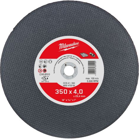 Milwaukee CCS41 Disco di taglio 350 mm per beton (1/5)