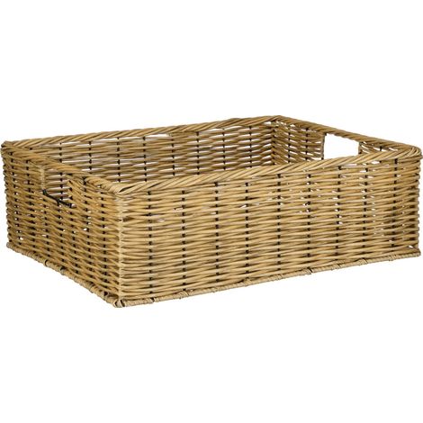Mica Decorations Aufbewahrungskorb Liam 47 x 37 cm braun