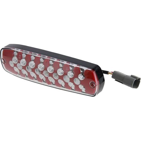 Piloto trasero LED'rectangular 12/24V transparente/谩mbar/rojo atornillable ECE Hella HELLA 2SK343910057 (1/3)