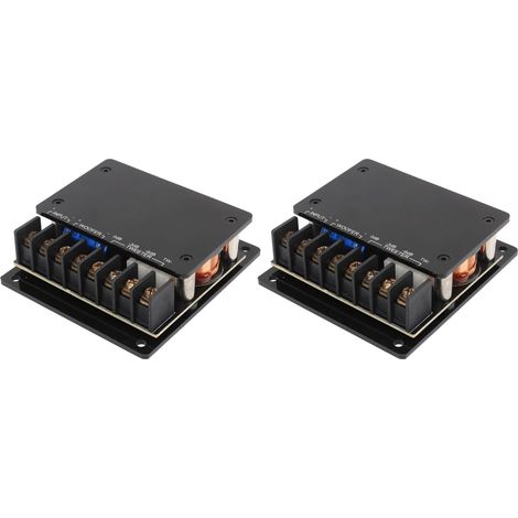 Diviseur de fréquence de haut-parleur 120W, 2 pièces, Protection contre les surintensités, croisement Audio universel à 2 voies pour voitures (1/5)