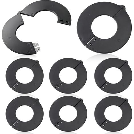 8PCS 45mm Resin Bucket Spindle Washers, 3mm Thickness (1/5)