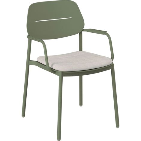 Mömax Gartenstuhl Verde Hellgrün/Salbeigrün Aluminium (1/5)