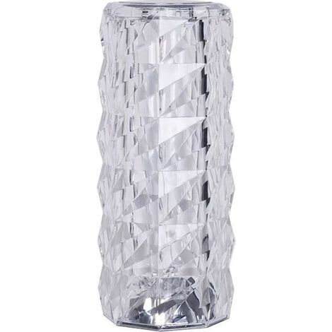 Lampe en Cristal LED RGB 16 Couleurs avec Télécommande, 4 Modes Tactile de Table, Lumière d'Ambiance Rechargeable USB pour Chambre (1/5)