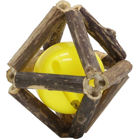 Uniq Pets Giocattolo per gatti Matatabi geometrico con palla e campanello 5cm - Matatabi geometrico con palla e campanello 5cm