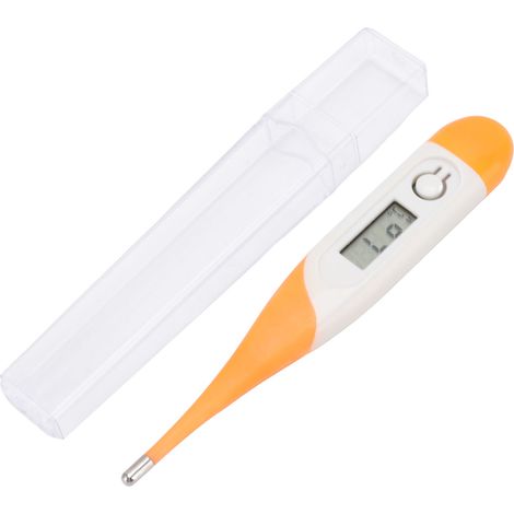 Thermomètre Numérique Bébé Adulte - Précision Clinique, Tête Souple et Portable (1/5)