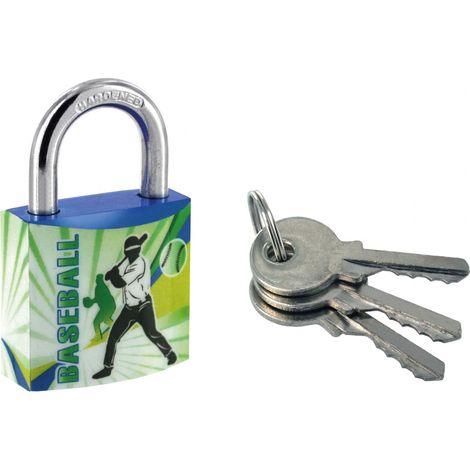 Lucchetto a sfera Line Sport Base, acciaio, interno, arco in acciaio, 30mm, 3 chiavi - THIRARD