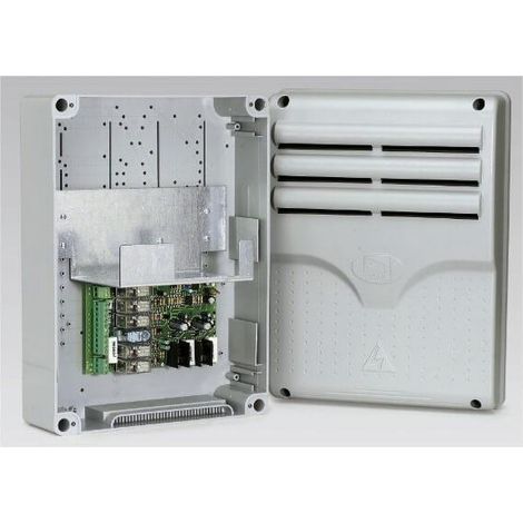Boîtier avec carte et emplac. pour logement batteries CAME 002LB18 (1/3)