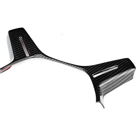 Volant ABS avec garniture brillante et motif fibre de carbone, compatible avec Mercedes-Benz Classe C W204 (2011-2013). (1/4)