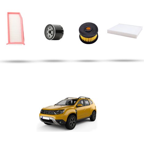 Kit tagliando 4 filtri compatibile con Dacia Duster II 1.6 Sce 80kw dal 2017 (1/5)