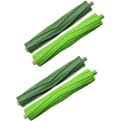 Rubber Replacement Brushes Fit for iRobot Roomba i7 i7+ E5 E6 E7 Vacuum Cleaner Accessories, 2 Set (1/5)