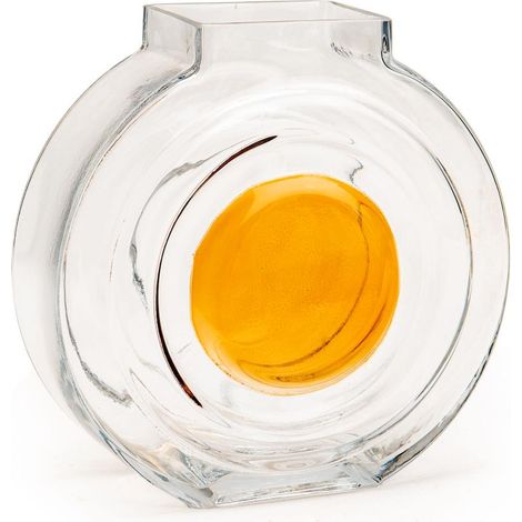 Amadeus - Vase Rond Ambre 20 cm (1/2)