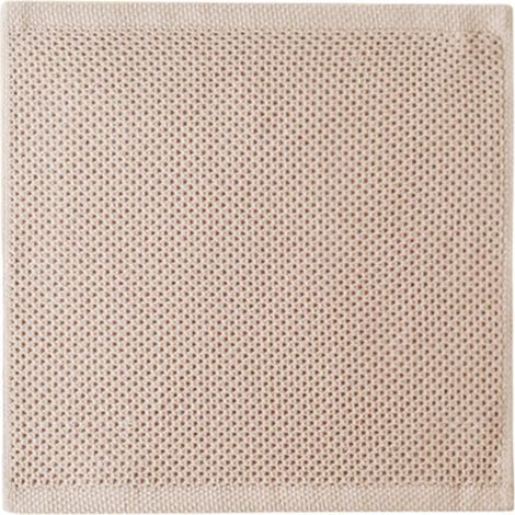 Chiffon de nettoyage 34x34cm Doux, absorbant, séchage rapide, réutilisable, torchon pour appareils électroménagers, casseroles, meubles, vaisselle-beige