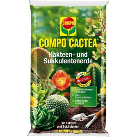 Terreau compo cactea 5 kg pour cactus et succulentes (1/2)