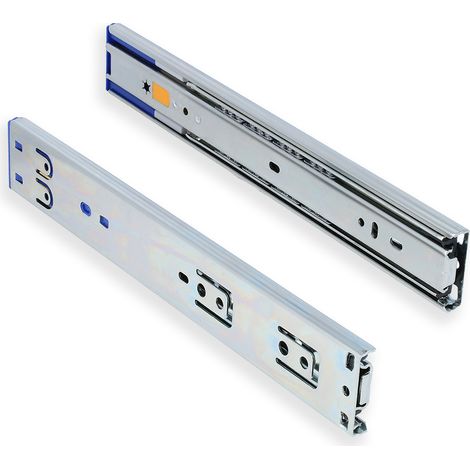 Korpusschiene paarweise Schubladenauszug 45mm Vollauszug Soft Close Funktion 600mm