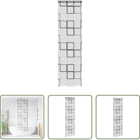 vidaXL Intimité salle de bain - Store enrouleur de douche avec cassette largeur du tissu 56 cm (1/5)