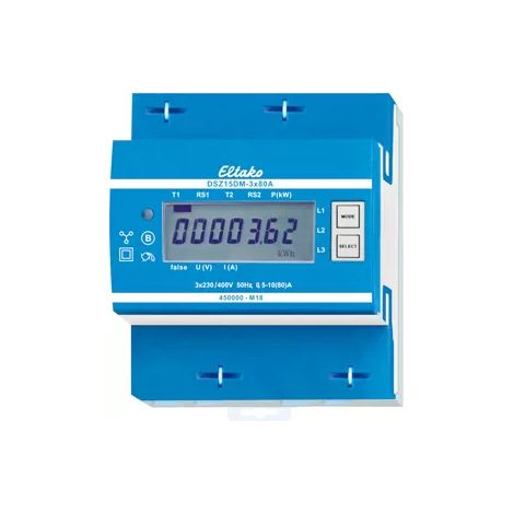 Eltako DSZ15DM-3x80A MID 28380512 Drehstromzähler digital 80 A MID-konform: Ja 1 St. (1/2)