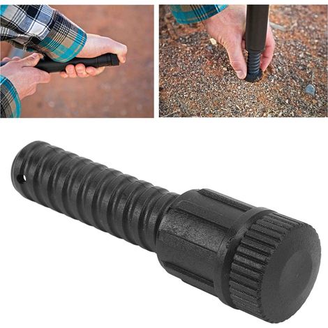 [Accesorios para hornillos de barbacoa] Ajustadores de patas para hornillos de camping, diseño en espiral de ABS, ajustables, ligeros, juego de 8 piezas, 11 x 3 cm (1/5)