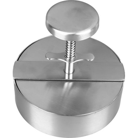 Machine à galettes de hamburgers en acier inoxydable, 5,5 pouces, épaisseur réglable de 0.2 à 0.89 livres, lavable au lave-vaisselle, presse à hamburgers pour la cuisson (1/5)