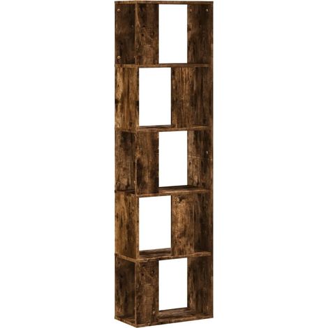 Maison Exclusive - Bücherregal 5 Böden Räuchereiche 45x23,5x162,5