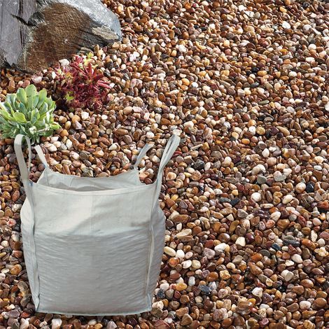Kelkay Quartzite Pea 10mm Pebbles Stones Garden Paths Driveways Bulk Bag 7024 (1/5)